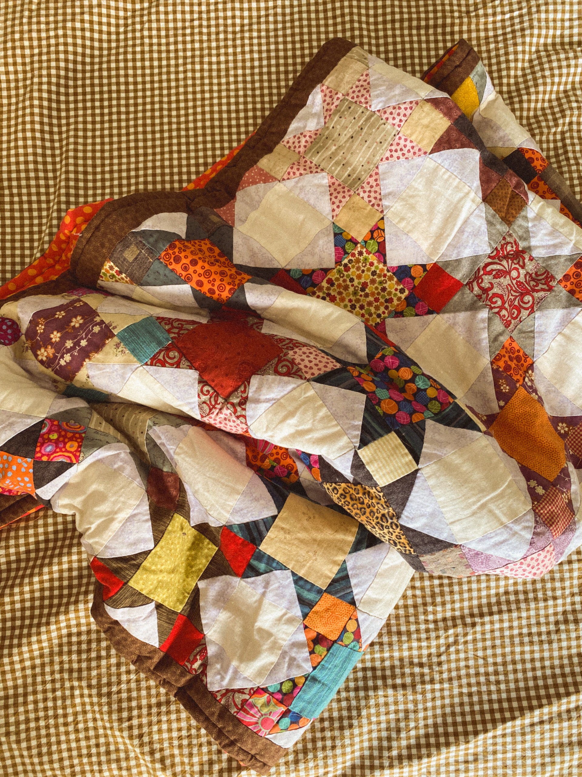 couverture en patchwork